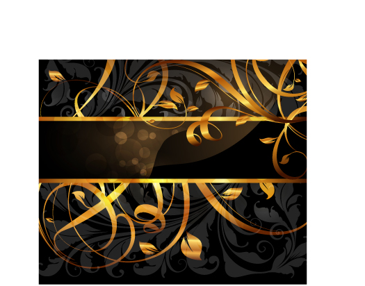 free vector 5 gold pattern vector